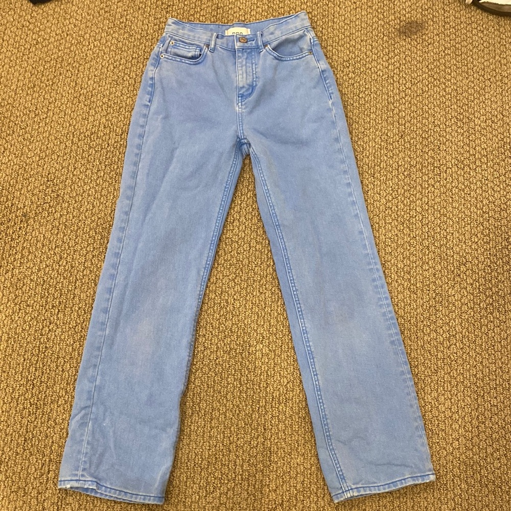 Urban outfitters blue straight leg jeans